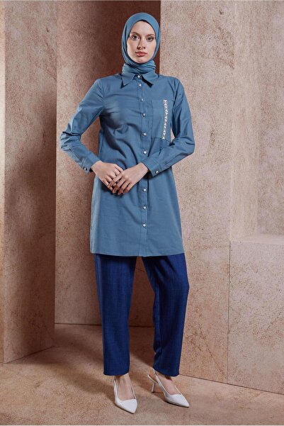 Alvina Бавовняна туніка з капюшоном - 44487-1