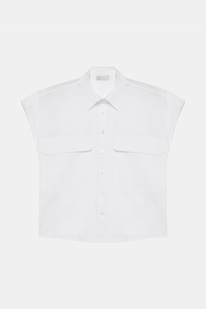 W Collection White Off Shoulder Shirt