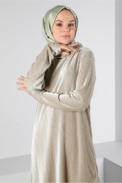 Alvina Crinkled Looking Velvet Tunic 43442