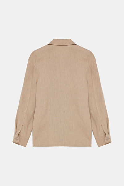 W Collection Ekru Buttoned Jacket