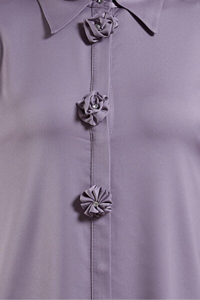 Alvina Satin Trousers Set - Model 44757