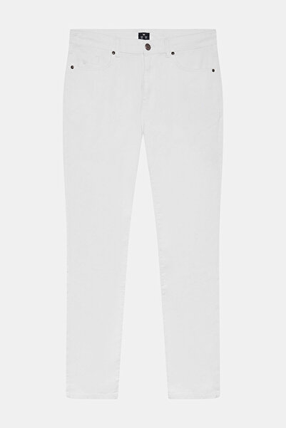 W Collection Regular White Jean Pants
