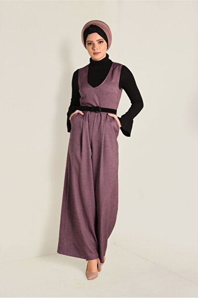 Alvina V-Neck Belted Jumpsuit 4574