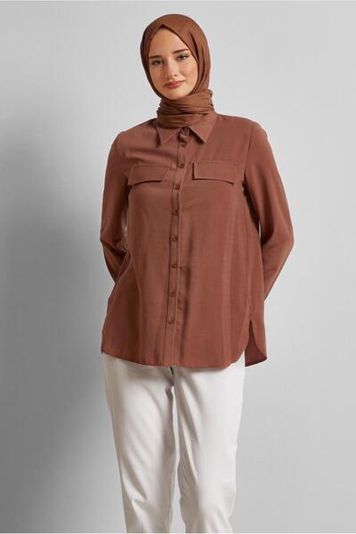 Alvina Shirt Collar Tunic 45782