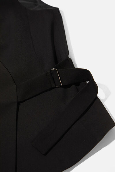 W Collection Black Sleeveless Bluz