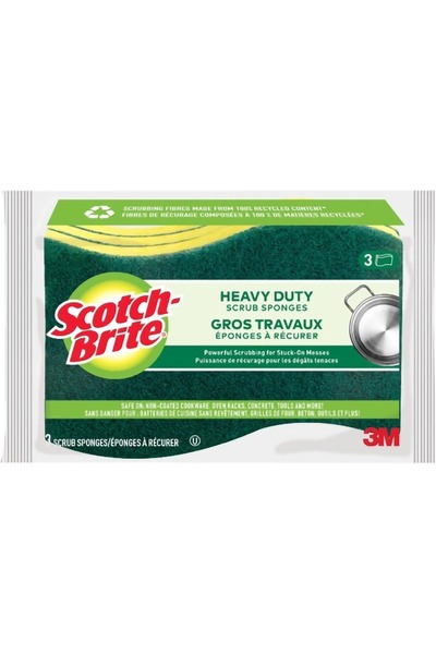 Scotch Brite مقشر قوي × 3