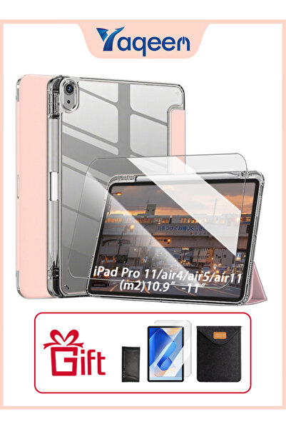 yaqeen iPad Air 11 Inch (M2) & iPad Pro 11 Inch Tri-Fold Stand Cover (1st/2nd/3rd/4th Generation)