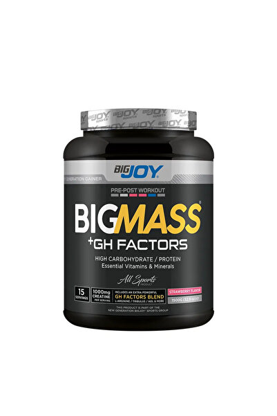 Bigjoy Sports Bigjoy Bigmass Gh Factors Çilek Aromalı 1200 gr Karbonhidrat Tozu