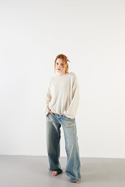 Addax Kayık Yaka Triko Kazak K10237-A5