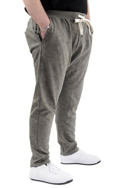 ModeXL Χακί χρωματιστό στενό παντελόνι XL Plus Size - Σχεδιασμένο με 20514 πόντους