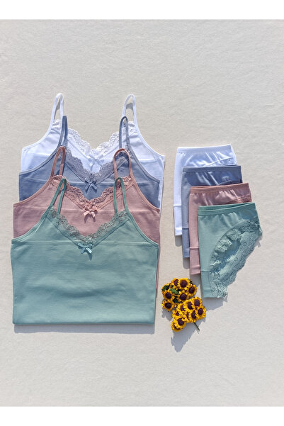 siyalife Lacy 4-Piece Women's Athlete Panties Underwear Set