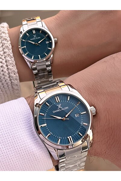 Daniel Klein 3 Atm Water Resistant Couple Watch Special for Men and Steel Cord Couples Cf.Dk10673M1
