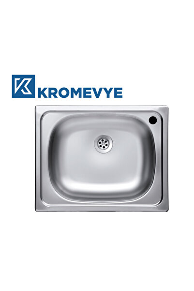Kromevye CLASSIC EC-105 SAĞ 40X50 PASLANMAZ ÇELİK MUTFAK EVYESİ