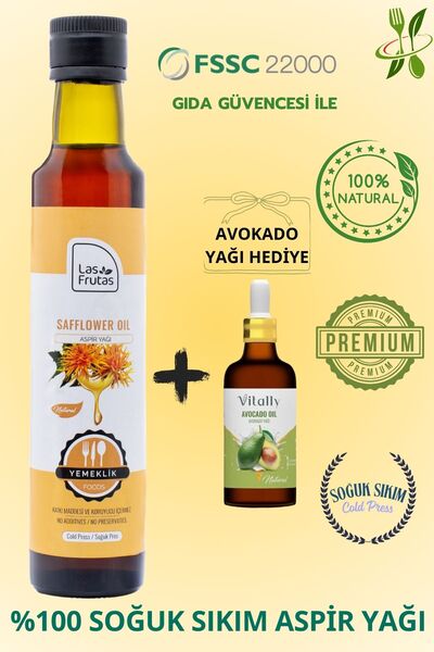 Las Frutas Yemeklik Aspir Tohumu Yağı 250 ML