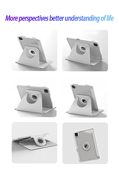 yaqeen iPad 11th Gen (A16 2025) And iPad 10th 10.9 Inch Case, iPad Case 360 Degree Rotation With Pen Slot