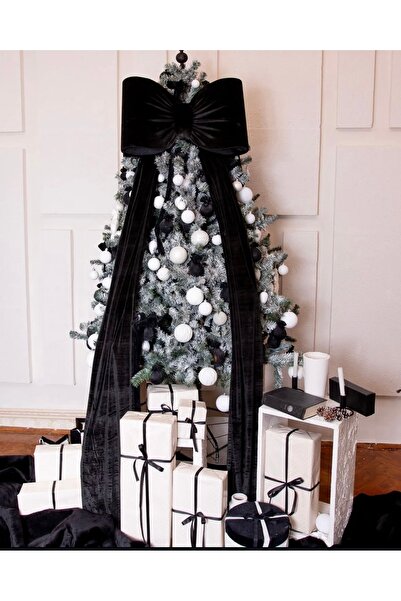 Insolito Custom Set funde Crăciun din catifea neagră – 1 fundă mare + 15 funde mici -EDIȚIE LIMITATĂ