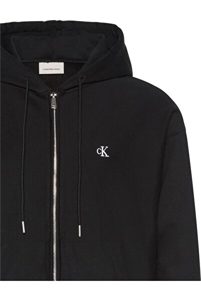 Calvin Klein Logo Cotton Relaxed Fit Hooded Sweat Lv04Rd232Gub1 Men's Sweat Lv04Rd232G Ub1
