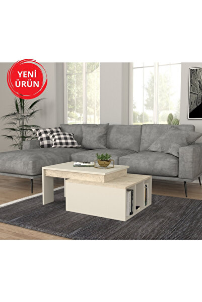 Dekorister Kolerado Orta Sehpa Kumtaşı - Traverten