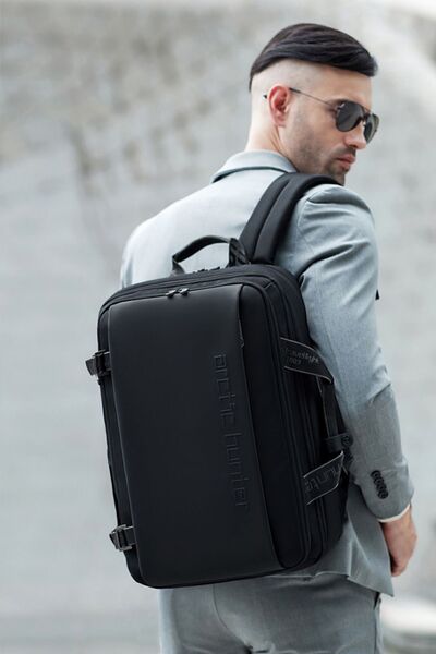 Arctic Hunter Раница за пътуване, чанта за лаптоп, водоустойчива, просторна, ...