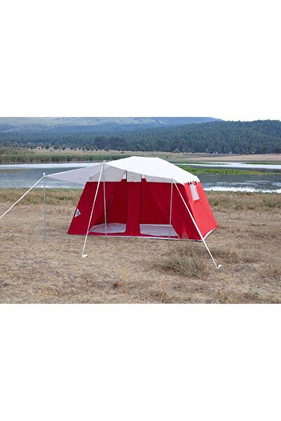 Zey Camping Zeycamping 2 Odalı 4 Mevsimlik 14 M2 Kamp Aile Ormancı Depo Şantiye Dağcı Çadırı 7 Kişilik