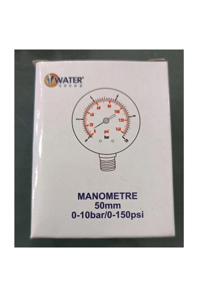 Genel Markalar Manometre 50 Mm 0-10 Bar/0-150psi