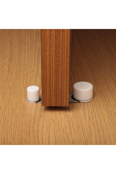 Miningaa 2 Pieces Non-Marking Adhesive Easy Installation Stainless Steel Door Holder and Door Stopper – with 3m Tape