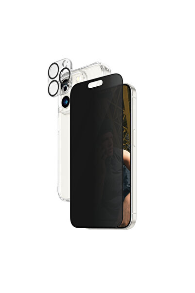 Panzer Glass iPhone 15 Pro Gizli/Hayalet 3'lü Çerçeve Aparatlı Telefon Koruma...