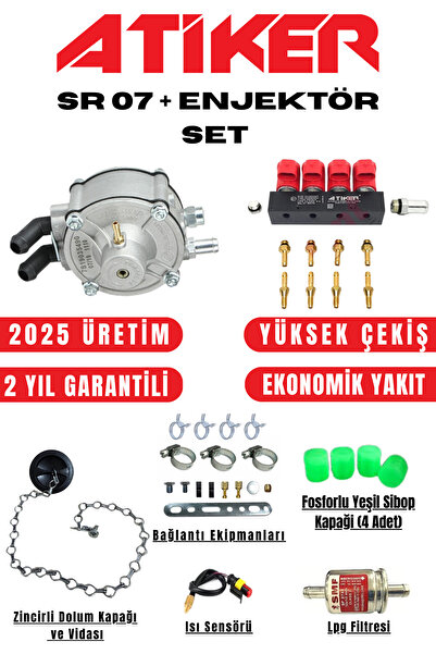 ATİKER ENJEKTÖR VE SR07 REGÜLATÖR BEYİN