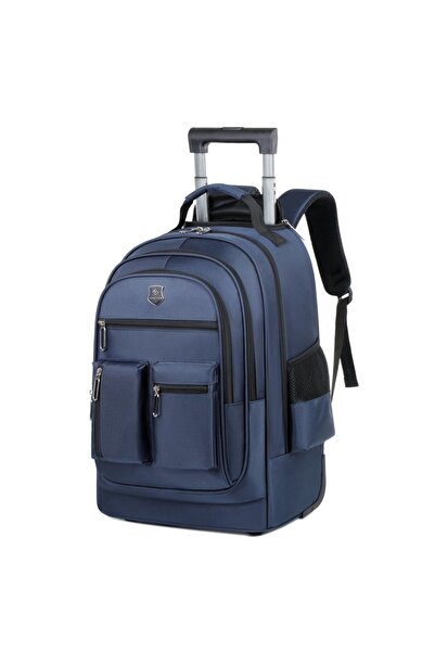 Generic Multifunctional Rolling Trolley Backpack with Universal Wheels