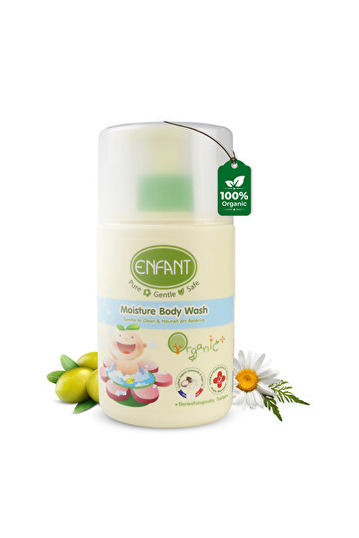 ENFANT EF غسول الجسم العضوي بلس للأطفال المرطب 300 مل، لطيف على التنظيف والتغ...