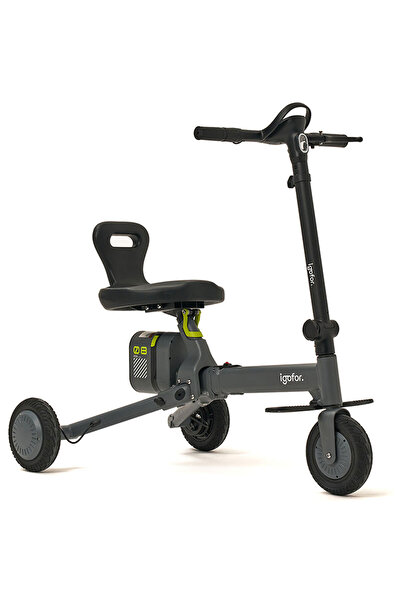 igofor 3 Tekerlekli Katlanabilir Elektrikli Oturulabilir Scooter – Hafif, Taş...