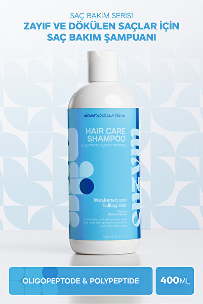 ENZYM COSMETICS Zayıf Ve Dökülen Saçlar Için Saç Bakım Şampuanı 400 ml (PROCAPİL) (tuzsuz)