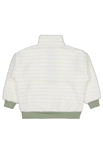 Civil Boys Φούτερ με ριγέ γιακά για 6-9 ετών - Πράσινο 9-10 ετών