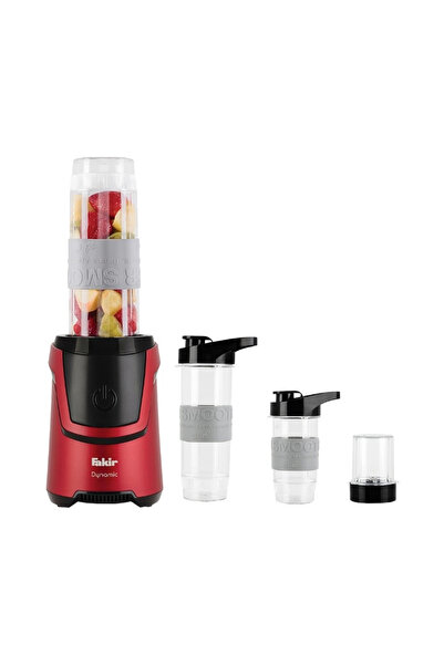 Fakir Dynamic Kişisel Smoothie 2 In 1 600W Öğütücü Kırmızı Blender