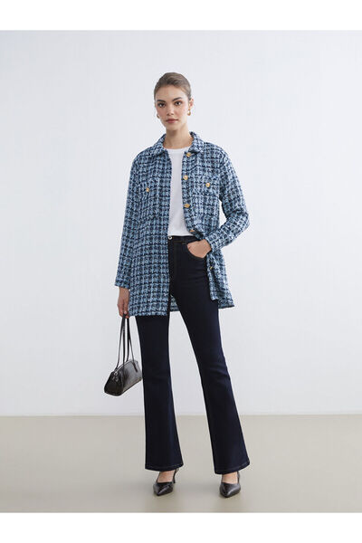 LC Waikiki LCW ModestIndigo Mars Flare Kadın Jean Pantolon