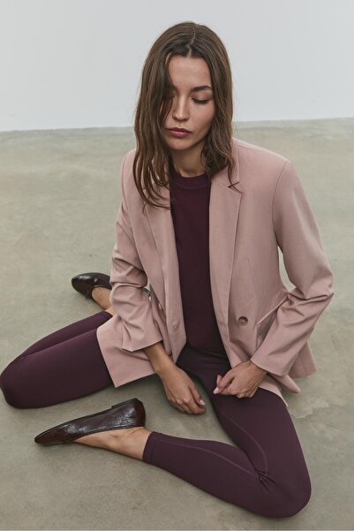 Stradivarius Kruvaze dar kesim blazer ceket