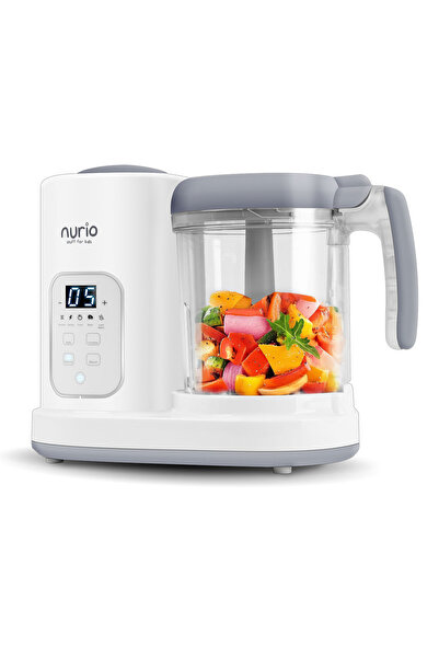Nurio Aparat de Gatit 6 in 1 pentru Hrana Bebelusi – Cu Temporizator si Curat...