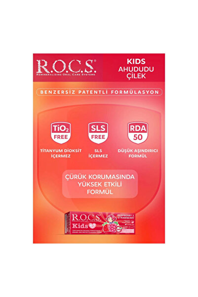 R.O.C.S. Rocs Kids 4-7 Yaş Ahududu-Çilek Diş Macunu 35 ml
