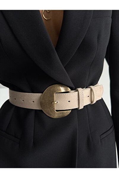 Fiori Γυναικεία ζώνη παντελονιού με οβάλ αγκράφα, ζώνη για σακάκι, ζώνη για φόρεμα, ζώνη για πουκάμισο