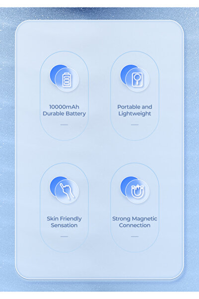 Benks 10000mAh Magnetic Power Bank MagSafe Wireless Charger 15W USB-C Dual Port- Black