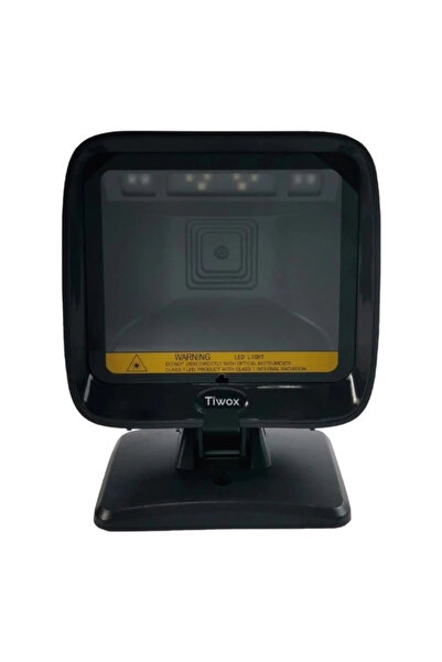 Tiwox Vs-6000، نوع سطح المكتب، ليزر، رمز QR ثنائي الأبعاد، كابل USB، قارئ باركود
