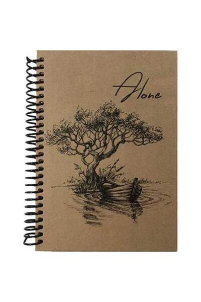 Tokaç Caiet cu spirală Kraft 80 coli liniate 14 x 21 cm (A5)