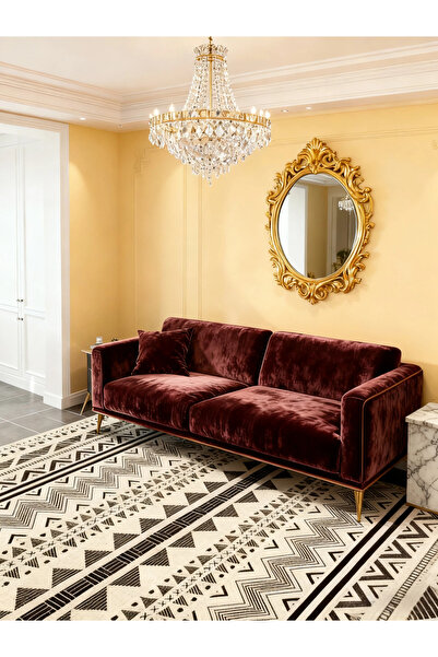 Enjoylifeme Warm Modern Printed Carpet, Non-Slip Wear-Resistant Rug Easy to Clean Soft Large Rugs 160X230cm