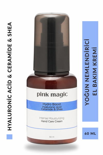 pink magic Yoğun Nemlendirici El Bakım Kremi - Hyaluronik Asit, Ceramide, Shea