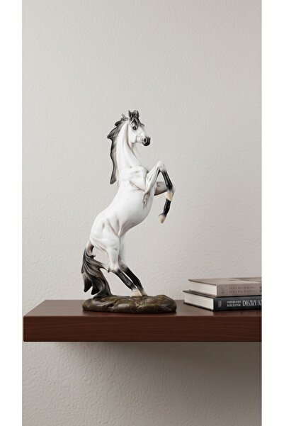 Dekoromi Şahlanan At Heykeli Ev Dekorasyon Biblo 35x18cm