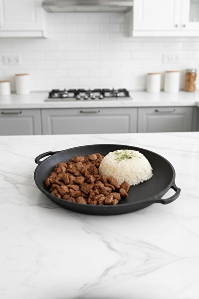 MEŞELER Döküm Granit Saç Kavurma Tavasi 36 Cm