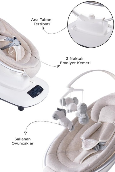 Prego Montes Elektrikli Otomatik Sallanan Ana Kucağı 4090