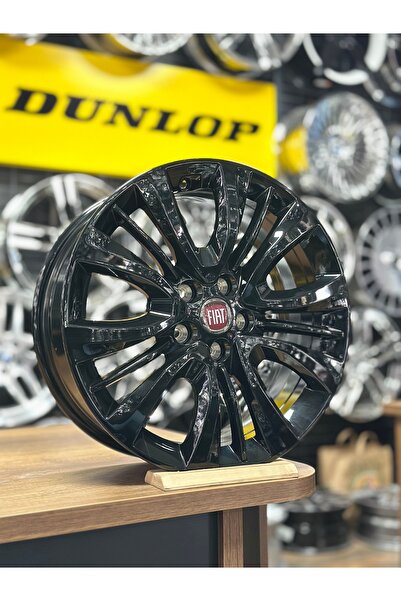 OPAR Sıfır 16 Inç Fiat Egea Siyah Jant Takımı - 6.0x16 5x98 Et36 58.1 - Oem: ...
