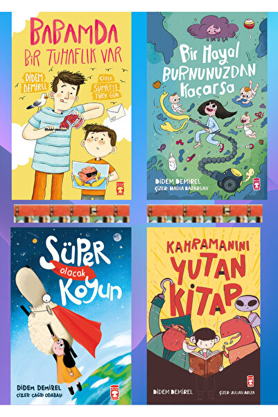 Timaş Çocuk 2.3. sınıf- Babamda Bir Tuhaflık Var, Kahramanını Yutan Kitap, Bi...