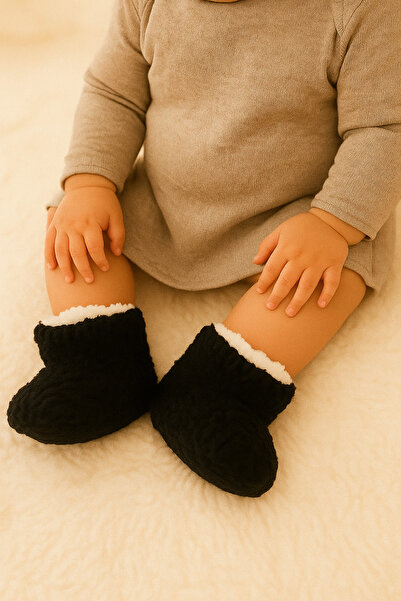 Kiçi نعال أطفال بيضاء، مضادة للانزلاق، عضوية، مبطنة بالقطن، مضادة للتعرق، مضا...